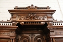 Henri II style Cabinet in Walnut, France 19th century