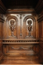 Henri II style Cabinet in Walnut, France 19th century