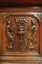 Henri II style Cabinet in Walnut, France 19th century