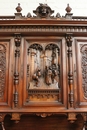 Henri II style Cabinet in Walnut, France 19th century