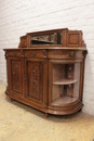 Henri II style Cabinet in Walnut, France 1900