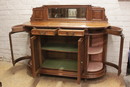 Henri II style Cabinet in Walnut, France 1900