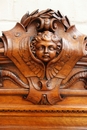 Henri II style Cherub bed in Walnut, France 19th century