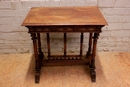 Henri II style Desk table in Walnut, France 19th century