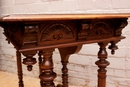 Henri II style Desk table in Walnut, France 19th century