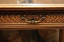 Henri II style Desk table in Walnut, France 19th century