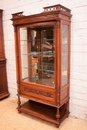 Henri II style Display cabinet in Walnut, France 19th century