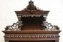 Henri II style Display cabinet in Walnut, France 19th century