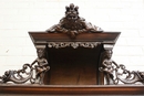 Henri II style Display cabinet in Walnut, France 19th century