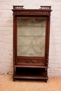 Henri II style Display cabinet in Walnut, France 19th century