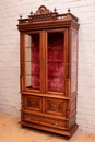 Henri II style Display cabinet in Walnut, France 19th century