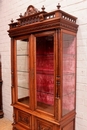 Henri II style Display cabinet in Walnut, France 19th century