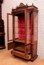 Henri II style Display cabinet in Walnut, France 19th century