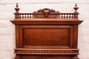 Henri II style Display cabinet in Walnut, France 19th century