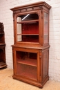Henri II style Display cabinet in Walnut, France 19th century