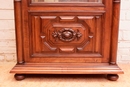 Henri II style Display cabinet in Walnut, France 19th century