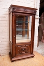 Henri II style Display cabinet in Walnut, France 19th century
