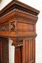 Henri II style Fire mantle in Walnut, France 19th century