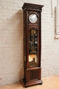 Henri II style Grandfather Clock in Walnut, France 19th century