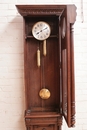 Henri II style Grandfather clock in Walnut, France 19th century