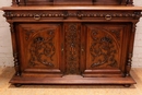 Henri II style Cabinet in Walnut, France 19th century