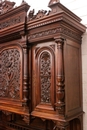 Henri II style Cabinet in Walnut, France 19th century