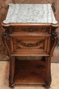 Henri II style Night stand in Walnut, France 19th century