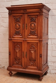 Henri II Secretary desk in walnut