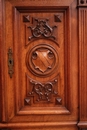 Henri II style Secretary desk in Walnut, France 19th century