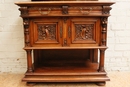 Henri II style Server in Walnut, France 19th century