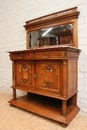 Henri II style Server in Walnut, France 19th century