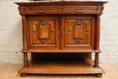 Henri II style Server in Walnut, France 19th century