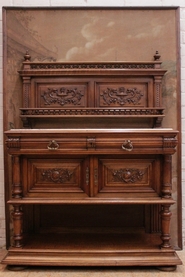 Henri II Server in walnut