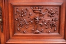 Henri II style Server in Walnut, France 19th century