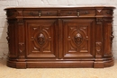 Henri II style Sideboard in Walnut, France 19th century