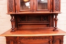 Henri II style Cabinet in Walnut, France 19th century