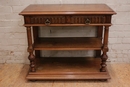 Henri II style Server in Walnut, France 19th century