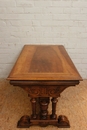 Henri II style Walnut Henri II desk table in Walnut, France 19th century