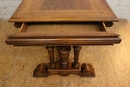 Henri II style Walnut Henri II desk table in Walnut, France 19th century