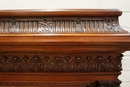 Renaissance style Cabinet/bookcase in rosewood, France 19th century