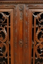Renaissance style Cabinet/bookcase in rosewood, France 19th century