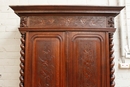 Hunt style Armoire in Oak, France 19th century