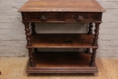 Hunt style Server in Oak, France 19th century