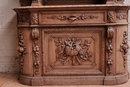 Hunt style Cabinet in Oak, France 19th century