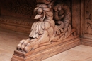 Hunt style Cabinet in Oak, France 19th century