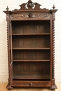 Hunt style Bookcase in Oak, France 19th century