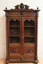 Hunt style Bookcase in Oak, France 19th century