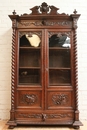 Hunt style Bookcase in Oak, France 19th century