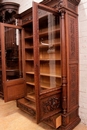 Hunt style Bookcase in Oak, France 19th century