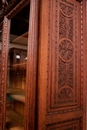 Hunt style Bookcase in Oak, France 19th century